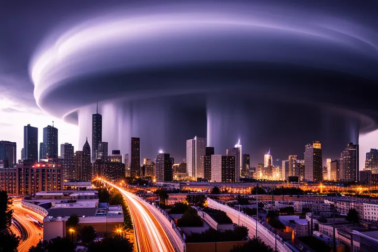 Incredible Time-Lapse Video Shows Dramatic Thunderstorm Sweeping Over City Skyline